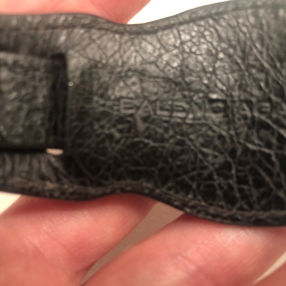 Baleciaga Arena Leather Cuff - Picture 3 of 4